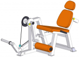 Тренажер для мышц разгибателей бедра (сидя) (ТС-309)